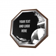 Dřevěná plaketa HEXM40 | Volejbal