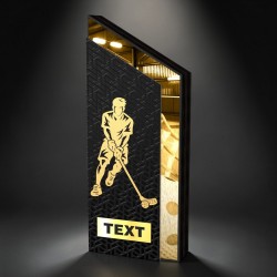 Dřevěná trofej WM001M27 | Florbal