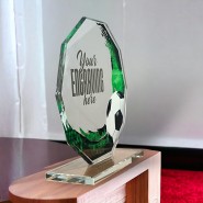 Skleněná trofej CR2024301M10 | Fotbal