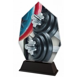 Akrylátová trofej ACSC001M19 | Vzpírání