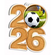 Akrylátová medaile MDA2026M05 | Fotbal