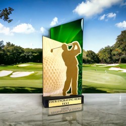 Dřevěná plaketa WPLA406 | Golf