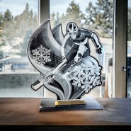 Akrylátová trofej AWF M69 | Sjezdové lyžování