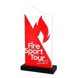 Akrylátová trofej APLA010M04 | Hasiči