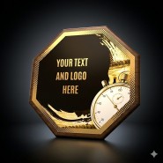 Dřevěná plaketa HEXM17 | Plavání