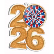 Akrylátová medaile MDA2026M10 | Šipky