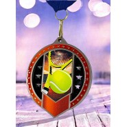 Kovová medaile MDMA03M20 | Tenis