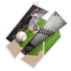 Akrylátová medaile MDAZ0011M30 | Baseball
