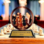 Akrylátová trofej CBCUF001M19 | Šachy