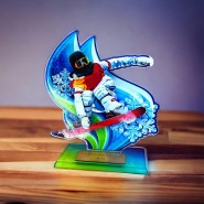 Akrylátová trofej AWF M70 | Snowboard