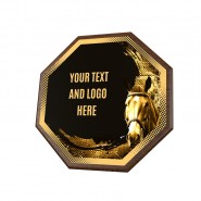 Dřevěná plaketa HEXM38 | Jezdectví