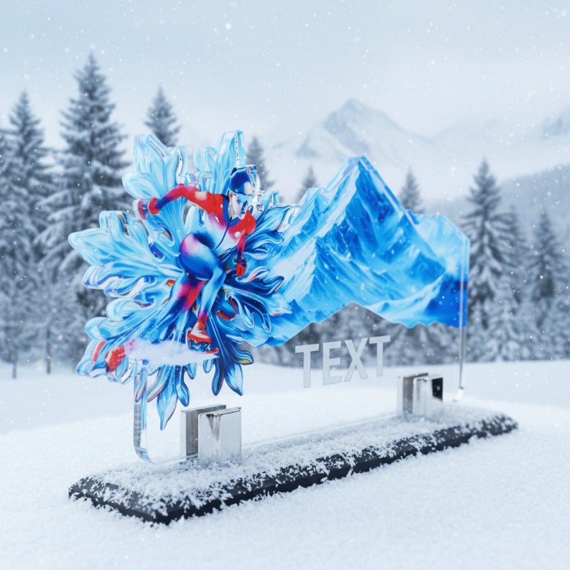 Akrylátová trofej APLAG26M10 | Bruslení Akrylátová trofej APLAG26M10 | Bruslení