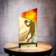 Dřevěná plaketa WPLA401 | Basketball