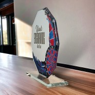Skleněná trofej CR2024301M08 | Šipky