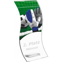 Skleněná trofej CR4142M3 | Fotbal