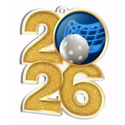 Akrylátová medaile MDA2026M20 | Florbal
