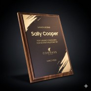 Dřevěná plaketa WD1M01 | Univerzální