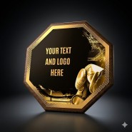 Dřevěná plaketa HEXM18 | Bojová umění