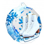 Kovová medaile MDM03M60 | Bruslení