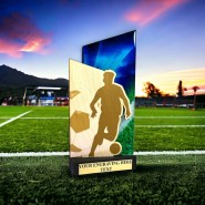Dřevěná plaketa WPLA402 | Fotbal