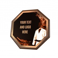 Dřevěná plaketa HEXM11 | Bojová umění