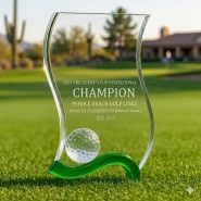 Skleněná trofej  CR5054 | Golf