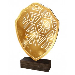 Dřevěná plaketa TFRW305 | Zima