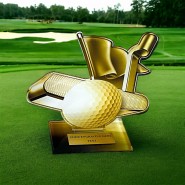 Akrylátová trofej AWF M50 | Golf
