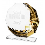 Skleněná trofej CR2024301M41 | Hudba