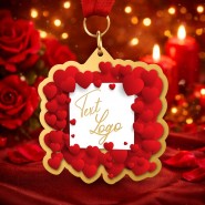 Kovová medaile ekoMDMVALM01 | Valentýn