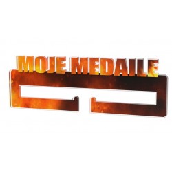 Akrylátový držák na medaile MDAHOLDHCZ | Hasiči