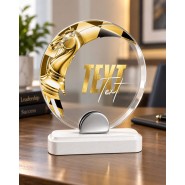 Skleněná trofej CR242075M07 | Šachy