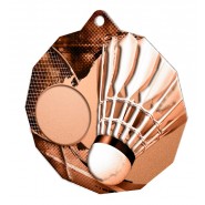 Kovová medaile ekoMDMR03M08 | Badminton