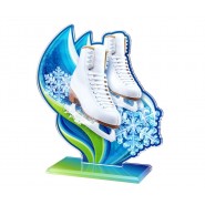 Akrylátová trofej AWF M75 | Krasobruslení