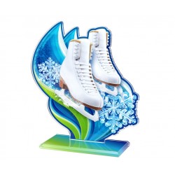 Akrylátová trofej AWF M75 | Krasobruslení