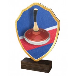 Dřevěná plaketa TFRW360 | Eisstock