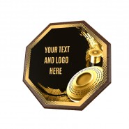 Dřevěná plaketa HEXM07 | Střelba