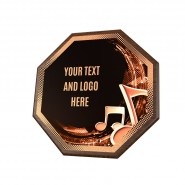 Dřevěná plaketa HEXM10 | Hudba