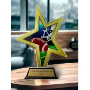 Akrylátová trofej STAR002M2 | Americký fotbal