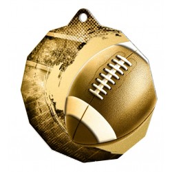 Kovová medaile MDMR03M35 | Americký fotbal