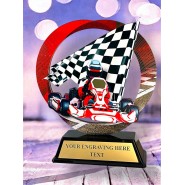 Kovová trofej SAM02M10 | Motorsport