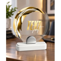 Skleněná trofej CR242075M11 | Volejbal