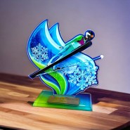 Akrylátová trofej AWF M73 | Skoky na lyžích