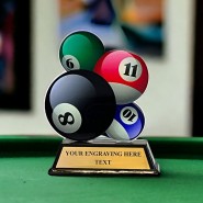 Akrylátová trofej FA210M17 | Billiard