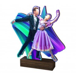 Dřevěná plaketa WF242 | Balet