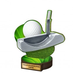 Dřevěná plaketa RW115 | Golf