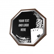Dřevěná plaketa HEXM08 | Karetní hry
