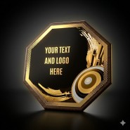 Dřevěná plaketa HEXM31 | Lukostřelba