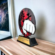 Akrylátová trofej FABM24 | Bojová umění