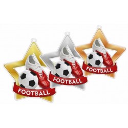 Akrylátová medaile MDASTARM01 | Fotbal